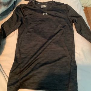 First pic: UnderArmour compression shirt. Second pic: Gymshark compression shirt
